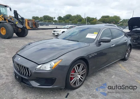 2017 Maserati Quattroporte S Q4 Gransport из США, поврежденный, VIN ZAM56RRS9H1231719